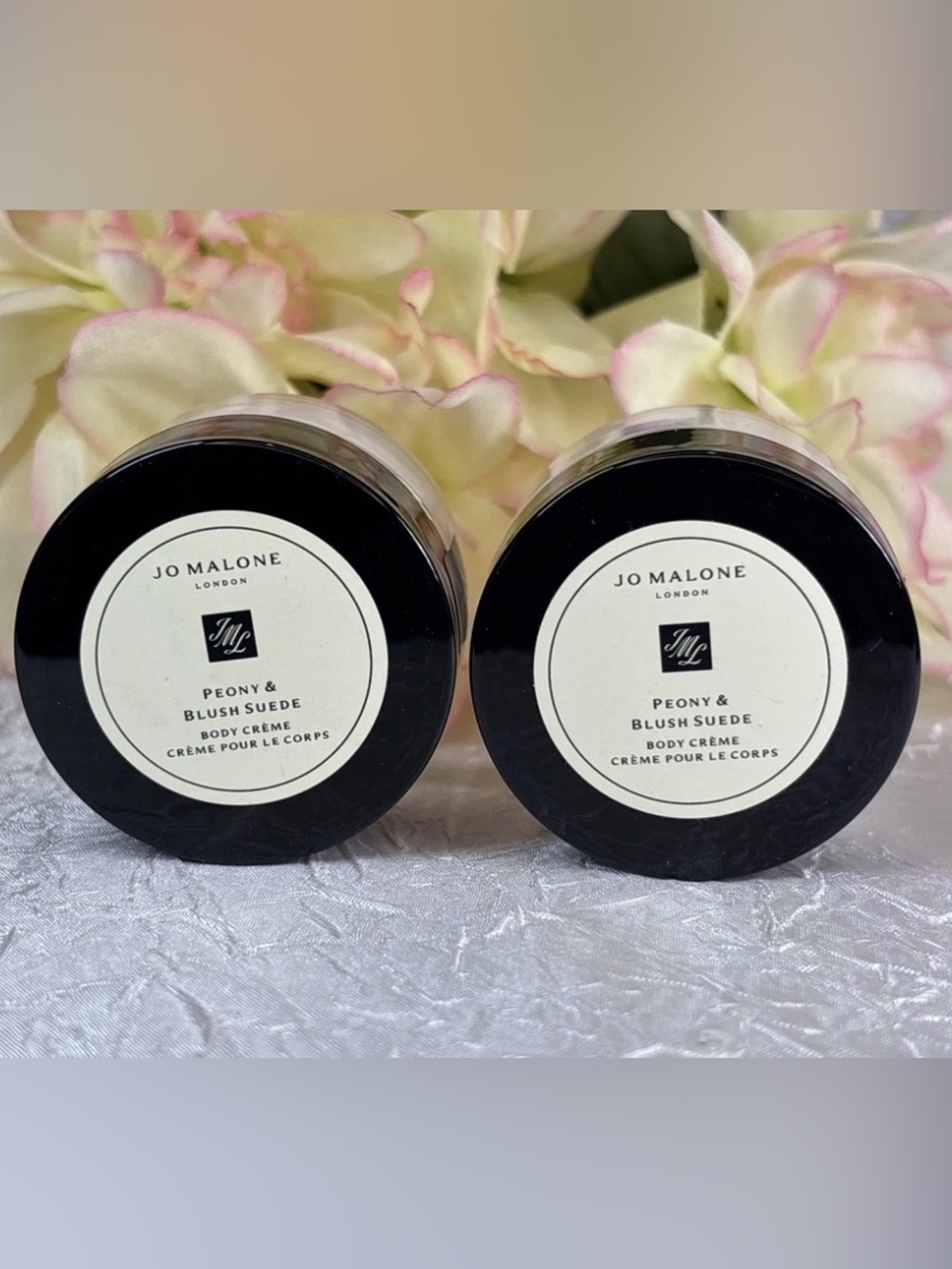 2 X Jo Malone Peony & Blush Suede Body Creme .5ozEa = 1oz Total Sealed